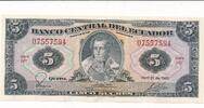 Ecuador 5 Sucres Banknote -