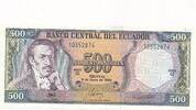 Ecuador 500 Sucres Banknote -