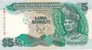 Malaysia 5 Ringgit Banknote -