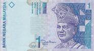 Malaysia 1 Ringgit Banknote -