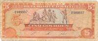 Haiti 5 Gourdes Banknote -