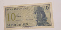 Indonesien 10 Sen Banknote -