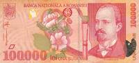 Rumänien 100.000 Lei Banknote -