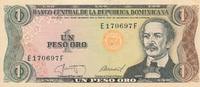 Dominikanische Republik 1 Peso Geldschein Banknote -