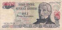 Argentinien 10 Pesos Banknote -