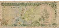 Malediven 2 Rufiyaa Banknote -