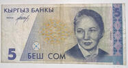 Kirgisistan 5 Som Banknote -