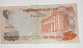 Südvietnam 500 Dong Banknote -