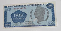 Venezuela 2 Bolivares Banknote -