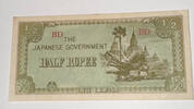 Burma, Japan. Besetzung 1/2 Rupie Banknote -
