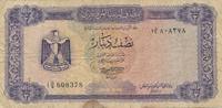 Libyen 1/2 Dinar Geldschein Banknote Half Dinar -