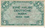 Deutschland BRD Bank Deutscher Länder 1/2 Mark 1948 ohne Kenn-Best und S... 167.34 元 含税 ＋  83.67 元 运费