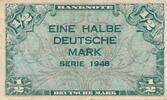 Deutschland BRD Bank Deutscher Länder 1/2 Mark 1948 ohne Kenn-Best und S... 184.08 元 含税 ＋  83.67 元 运费