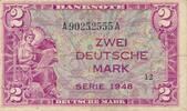 Deutschland BRD Bank Deutscher Länder 2 Mark 1948 Kenn-Best A und Serie ... 418.36 元 含税 ＋  83.67 元 运费