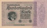 Deutsches Reich Deutschland 100000 Mark 1923 KN &stellig nur zweimal auf... 125.51 元 含税 ＋  83.67 元 运费