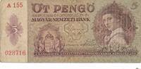 Ungarn 5 Pengö Banknote -