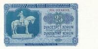 Tschechien, Czechoslovakia / Tschechoslowakei 25 Korun Banknote -