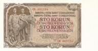 Tschechien, Czechoslovakia / Tschechoslowakei 100 Korun Banknote -