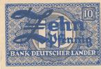 Bank deutscher Länder 10 Pfennig o. D. ausgegeben 1948,KN ohne -