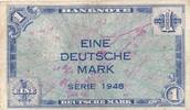 Bank deutscher Länder Eine Mark ohne Kenn-Bst. und Serie -