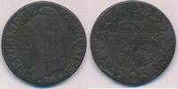 Frankreich 5 Centimes Münze Dupré Paris A -