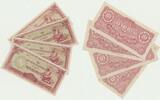 Burma/Myanmar 10 Rupees 4 Banknoten The Japanese Government -