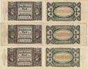 Deutschland Zwei Millionen Mark 3 Reichsbanknoten KN 6stellig rot -
