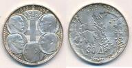 Griechendland 30 Drachmen Münze 100 Jahre Griechische Dynastie Silbermünze -