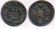 Russland 1 Denga 1/2 Kopeke 1737 Russland Anna Ivanovna -
