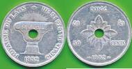 Laos 50 Cents Münze, Sisavang Vong, Paris -