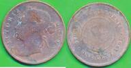 Straits Settlements Cent 1901 Cent Münze -