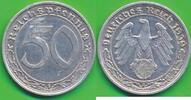 Deutschland Drittes Reich 50 Reichspfennig Pfennig Münze -