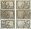 Frankreich 10 Francs Banknote Geldschein 3 Stück 10 Francs (Stark gebraucht IV-) Lot -