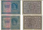 Ungarn 1000 Kronen Banknote Geldschein 1x1000 Kronen (III-), 1x1000 Kronen (V st. gebraucht) Lot -