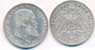 Württemberg 3 Mark Wilhelm II. -