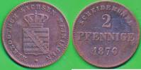Altdeutschland Deutschland 2 Pfennig Sachsen-Meiningen , Georg II. (1866-1914) -