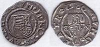 Ungarn 1 Denar Rudolf, 1576-1608 Kremnitz Wappen Madonna Kind Silber -