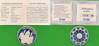 Österreich Medaille Silbermedaille 999er Silber Schilling-EURO , Feinsilber 999/1000 -