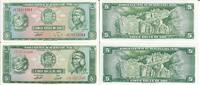 Peru 5 Soles de Oro Banknote Geldscheine 5 Soles de Oro (1969 und 1974) unc 2 Scheine -