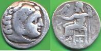 Antike - Griechische Münzen Drachme Drachm Makedonien König Alexander III. der Große -