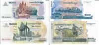 Kambodscha 1000 2000 Riels Banknote Geldscheine 1000 Riels 2000 Riels (beide 2007 und unc) 2 Scheine -