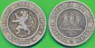 Belgien 10 Centimes Münze, Leopold I. 1830-1865 -