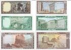 Libanon 1 5 25 Livres Banknote Geldscheine 1 5 25 Livres (unc) 3 Scheine -