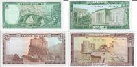 Libanon 5 und 25 Livres Banknote Geldscheine 5 25 Livres (unc) 2 Scheine -