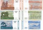 Madagaskar 100 200 500 Ariary Banknote Geldscheine 100 200 500 Ariary alle 2004 und unc 3 Scheine -