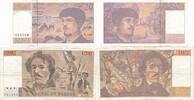 Frankreich 20, 100 Francs 2x Banknoten, Scheine -