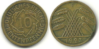 Deutschland 10 Rentenpfennig Weimar -