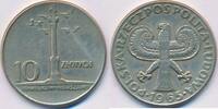 Polen 10 Zloty Zlotych Sigismundsäule in Warschau -