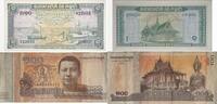 Cambodia 1 Riel,100 Riels Banknoten 2 Stück Lot -