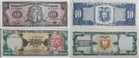 Ecuador 10, 1000 Sucres Banknote 2 Stück -